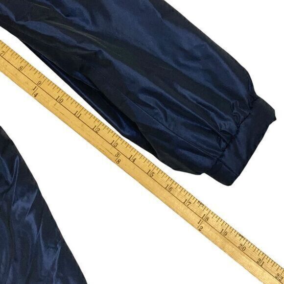 Allen Schwartz ABS Silver Label Puff Jacket Womens Size Medium Blue Elegant Coat - Picture 15 of 16